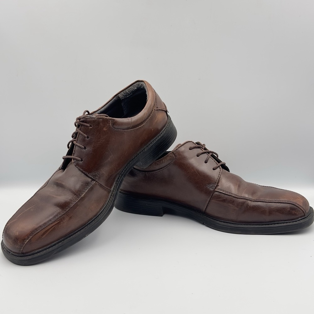 Nunn Bush Men's‎ MARCELL Bike Toe Oxford 83364-200 Brown Size 10.5M